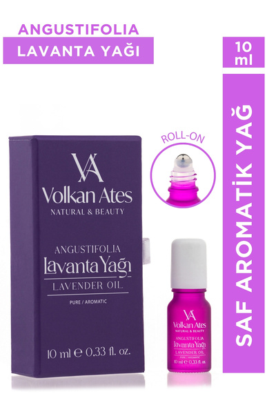Volkan Ates Natural & Beauty Lavandula Angustifolia Saf Lavanta Yağı Roll-On ...
