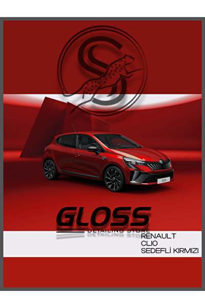 Gloss Detailing Renault Clio NNP Sedefli  Alev Kırmızı - Profesyonel Rötuş Bo...