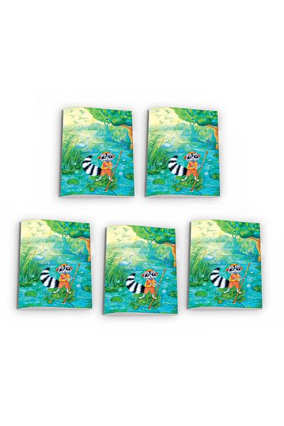 Editura Katartis Pack of 5 notebooks type 1, A5, 48 sheets