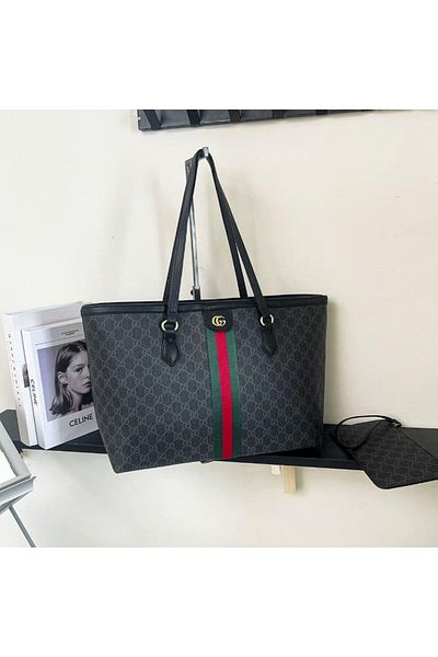 Gucci 2-in-1 Luxury Tote Bag for Women – Large Neverfull Shoulder Handbag | UAE Trending 2025 Style