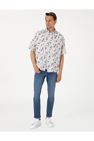 Pierre Cardin Mavi Slim Fit Jean Pantolon 50302743-VR036