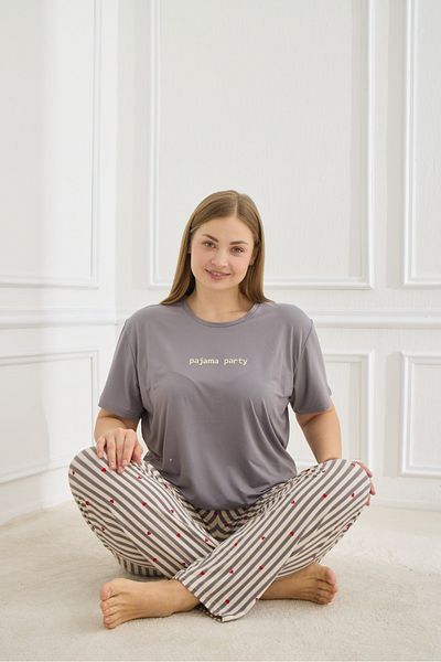 Mihra Stil Mihra 50502-1102 Women's Plus Size Pajamas Set