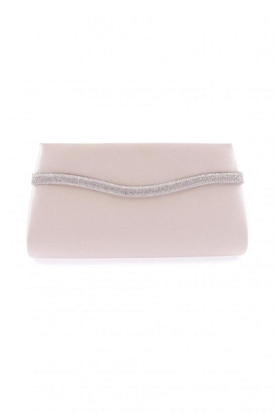 DGN 498-22y Stoned Women's Evening Dress Portfolio Bag - Nude