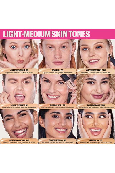 Huda Beauty كونسيلر سائل مطفي ومشرق كوكونت فليكس 2.7N