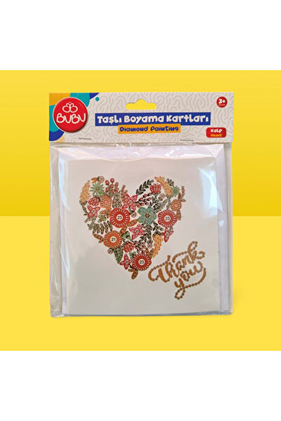 Bubu Bu-Bu Taşlı Boyama Kartları Asortili