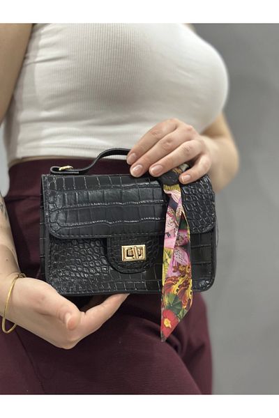 KAZAX Jisse black skin bag
