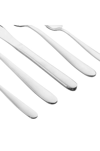 Rissa Stainless Steel Cutlery Set 72pc. Silver