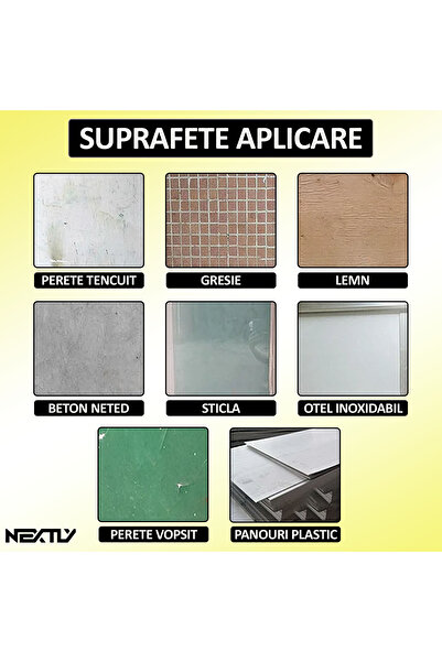 NEXTLY Set of 10 Self-Adhesive 3D Wallpaper, For Wall Or Ceiling, Waterproof, Adjustable, Surface