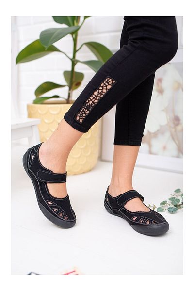 KAFKASLAR AYAKKABI Cirtli Full Orthopedic Soft Daily Sports Model Ballet Shoes