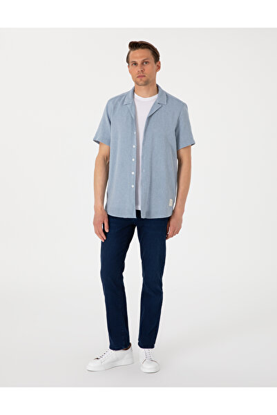 Pierre Cardin Lacivert Straight Fit Jean Pantolon 50302667-VR033