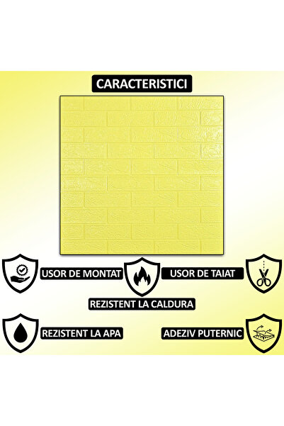 NEXTLY Set of 50 Self-Adhesive 3D Wallpaper, For Wall Or Ceiling, Waterproof, Adjustable, Surface