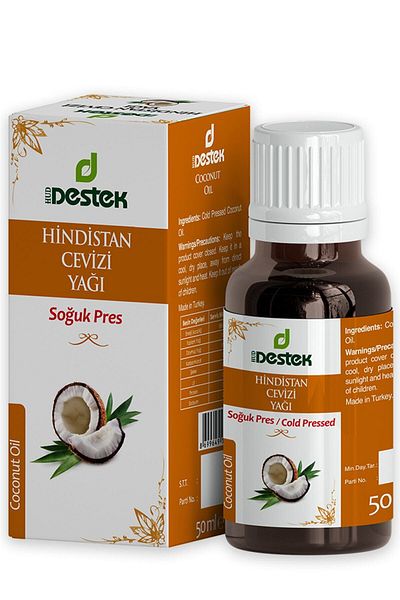 Destek 50 ml Coconut Oil - Cold Press