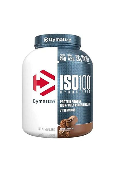 Dymatize بروتين مصل اللبن المعزول المائي ISO 100، شوكولاتة جورميه، 5 رطل