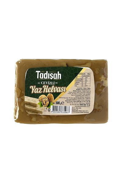Abdurrahman Tatlıcı Tatlıcı Tadışah Summer Halva with Walnut 500 Gr X 3 Pieces