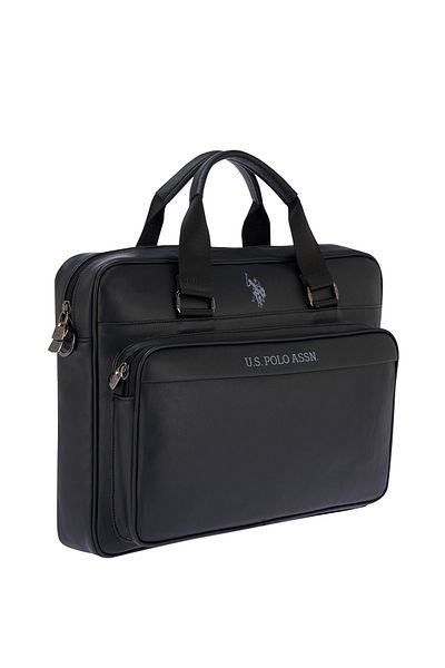 U.S. Polo Assn. Us Polo Assn 25042 Laptop Bag with Shoulder Strap Briefcase Black