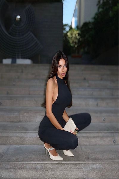 Fashiontayt Спортен гащеризон за гмуркане с разкроен гръб
