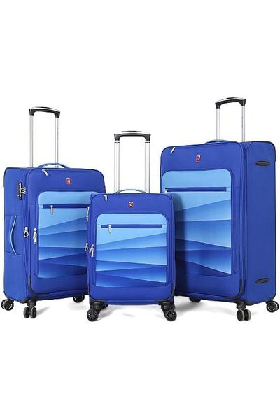 Giordano 3 Piece Luggage Set (25/AR59/3TR-BLUE)