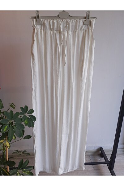 ALVWOMAN السراويل البيضاء الفضفاضة