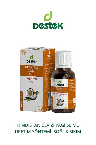 Destek 50 ml Coconut Oil - Cold Press