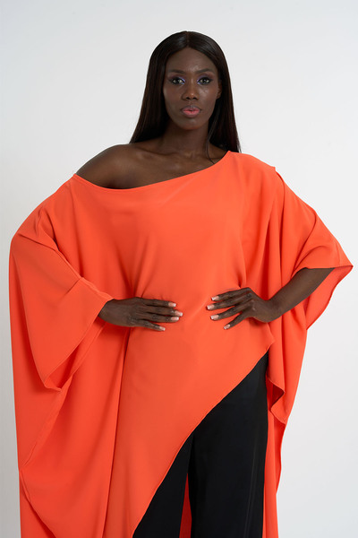 HANIQA Bluză asimetrică cu un singur umăr pentru femei |   3228