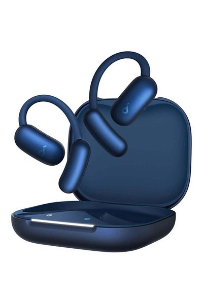 Anker Căști Bluetooth fără fir, Aerofit 2, Bt 5.4, TWS, USB-C, stație de încărcare, IP55, albastre
