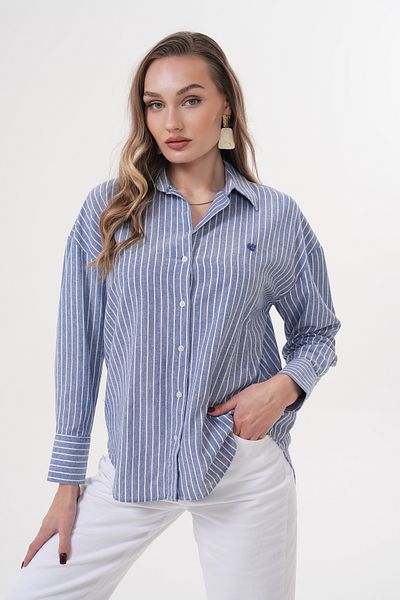 Catto Peak Shirt - Dark blue - Regular fit