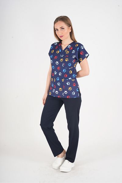 Nur Medikal Giyim Set de uniforme unisex pentru medic veterinar, asistentă, spital