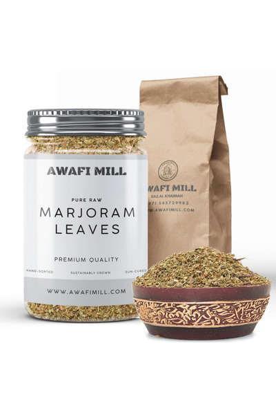 AWAFI MILL أوراق المردقوش المجففة | عشبة عطرية - زجاجة ١٠٠ غرام / ٣.٥ أونصة
