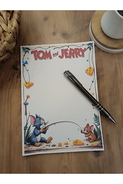 ÖZEL TASARIM ÇİZGİ FİLM KARAKTERLERİ TEMALI NOTEPAD