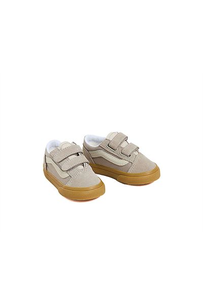 Vans Old Skool V Baby Casual Shoes Vn000Cpz0Cs1 Gray