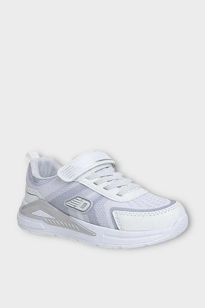 Liger Children's Velcro Smart Lacing Sports Shoes White