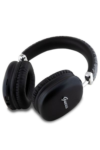 REDz Accessories Guess wireless headphones, Bluetooth, Gcube Logo Metallic Script, Black
