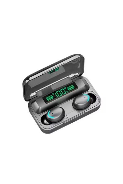 REDz Accessories Căști Bluetooth model F9-5, microfon, funcție baterie externă, autonomie baterie 5 ore, negru