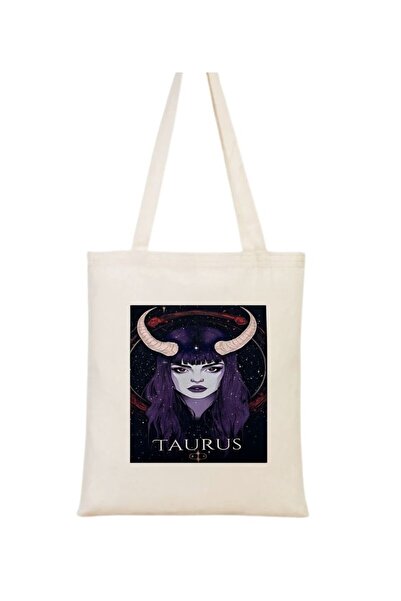 Poros Store Cloth Bag Astrology Taurus 35X40 cm