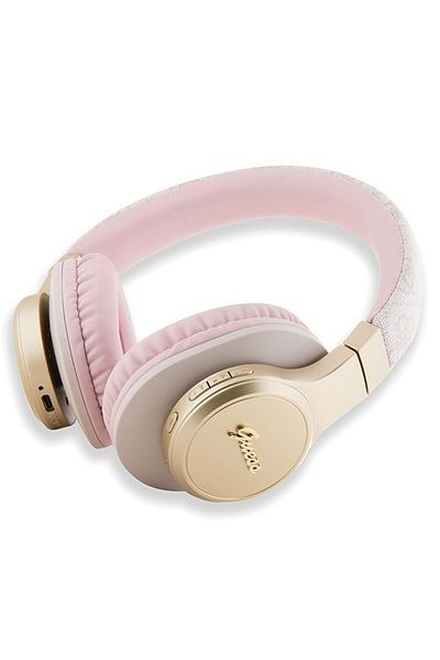 REDz Accessories Guess wireless headphones, Bluetooth, 4G Script, Pink