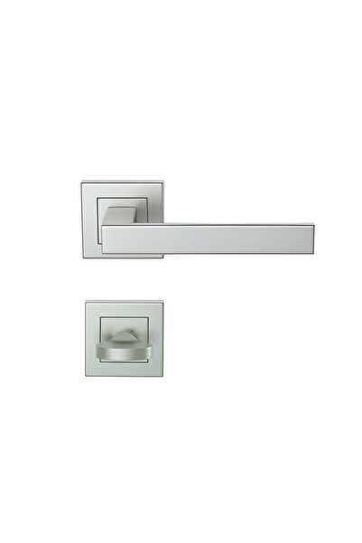 Hızır مقبض باب المرحاض Condi – ستانلس ستيل، سهل التركيب، مقبض باب المرحاض 101 كيلو بايت (مجموعة واحدة - خلفي وأمامي)