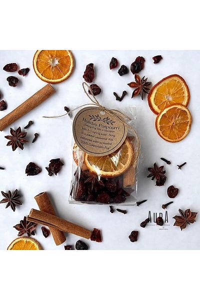 AWAFI MILL Holiday Blend Simmer Pot | Stovetop Potpourri - Bottle of 100 gram / 3.5 Oz