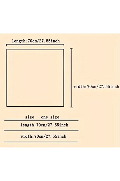Dgt Luxury Eșarfă Baroc imprimată, respirabilă, 70CMX70CM