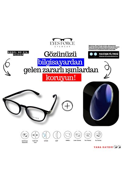 Eyes Force Bluecat Glasses 014-1C