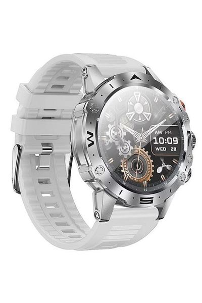 REDz Accessories HOCO Y20 Smart Watch, Bluetooth 5.1 Call Function, 300mAh, 1.53 inch Screen, Silicone, Gray
