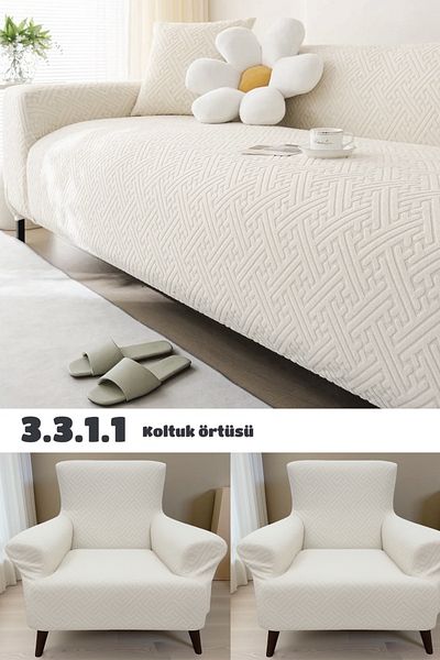 uzhanem Jacquard Seat Cover Set 3.3.1.1 Seat Cover Sofa Cover