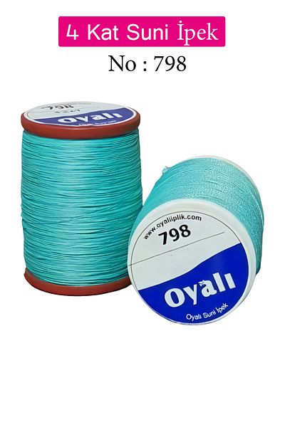 Royaleks Embroidered 4 Layers Rayon Yarn Needlepoint Beading Floss Crochet No:798