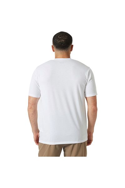 Helly Hansen Helly Hansen Skog Recycled Graphic T-shirt Ανδρικό λευκό μπλουζάκι Hha.63082-hha.002