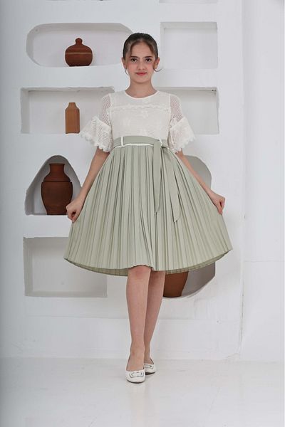 Pasur Bebe ROCHIE PLISATA FATA 5 - 12 ANI