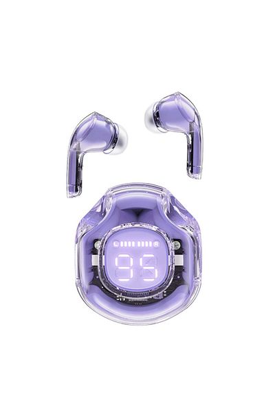 Acefast Căști Bluetooth fără fir, T8, Bt 5.3, TWS, stație de încărcare USB-C, IPX4, violet