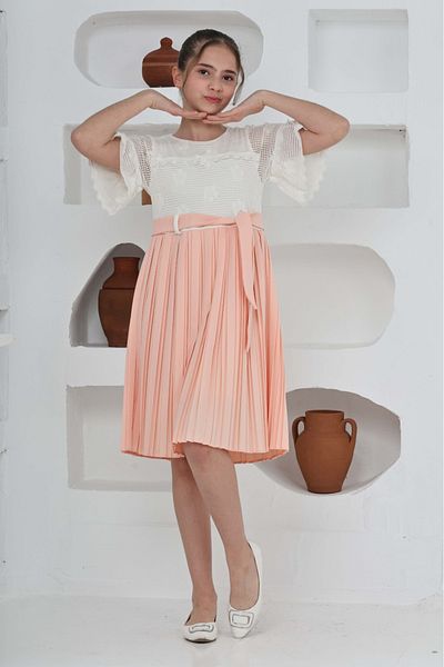 Pasur Bebe ROCHIE PLISATA FATA 5 - 12 ANI