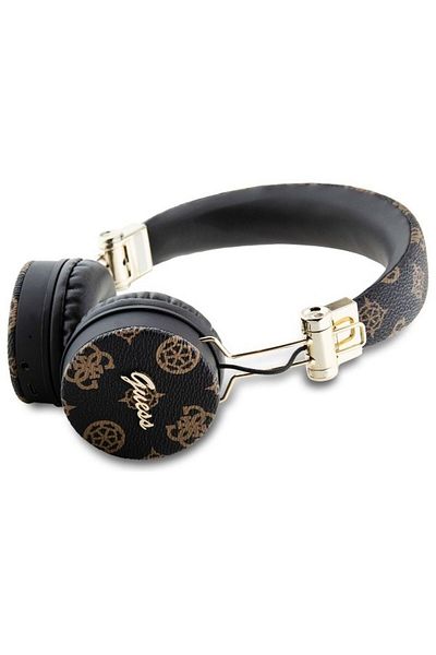 REDz Accessories Guess Wireless Headphones, Bluetooth, PU Peony Script Round, Black
