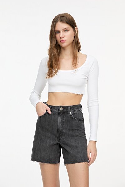 Pull & Bear Denim bermuda