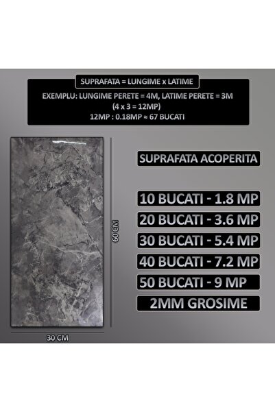 NEXTLY Set of 40 Self-Adhesive Wallpaper Imitation Marble, Waterproof, Adjustable, Strong Adhesive, Lightweight