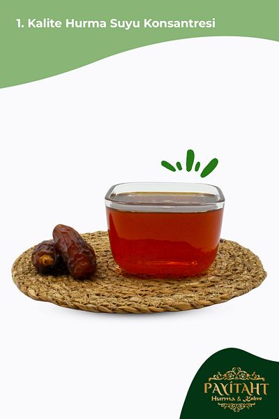 payitaht hurma محصول جديد - عصير التمر المركّز 350 جرام × 5